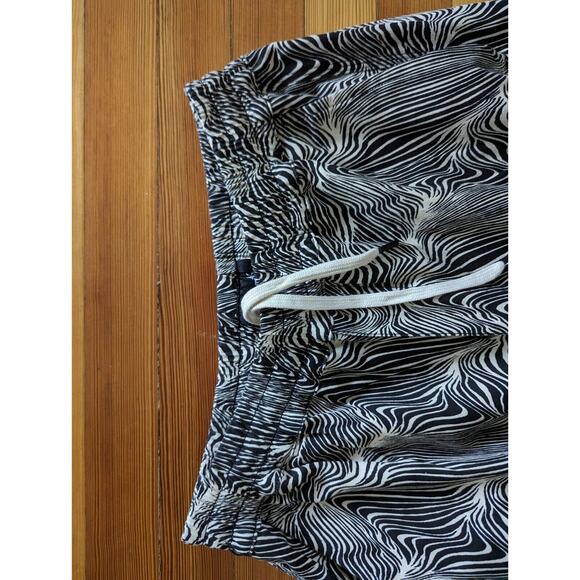 Men's Welcome Skateboard Skater Equine Trippy Wavy Pattern Pull On Pants Sz M - Picture 3 of 5